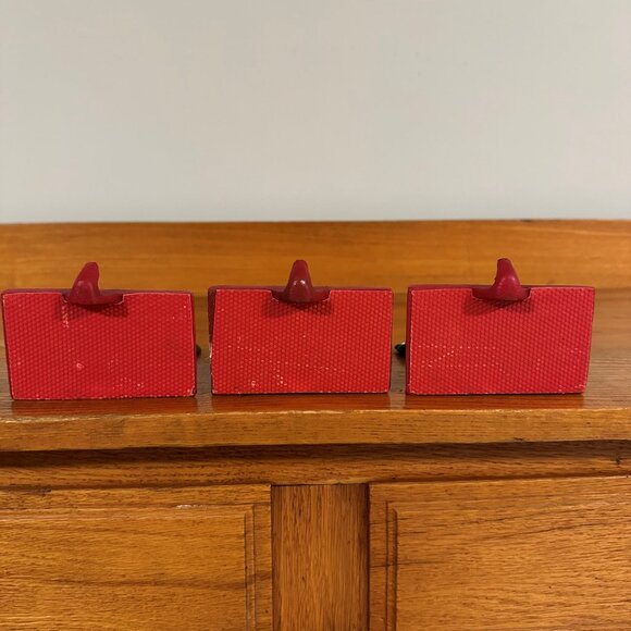 Vintage Midwest of Cannon Falls SANTA Christmas Stocking Holders X 3 - Picture 3 of 12